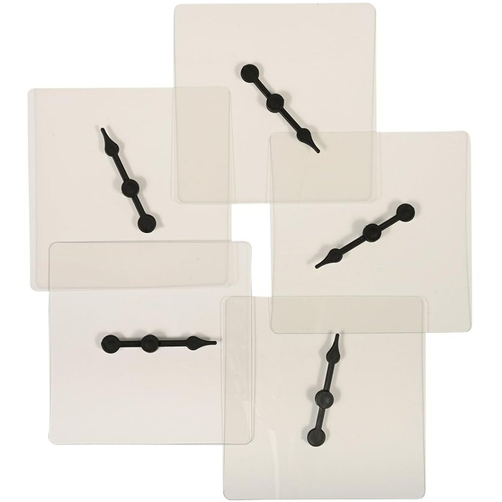 NWT Learning Advantage Transparent Spinners, Set of (5)